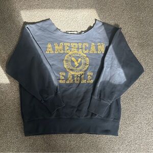Women's American Eagle Navy Crew neck